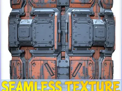 Sci-FI Seamless Texture Texture