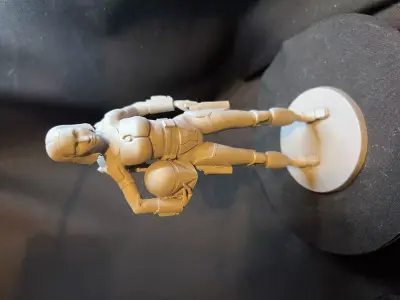 Space Bounty Hunter Cartoon 3D print model