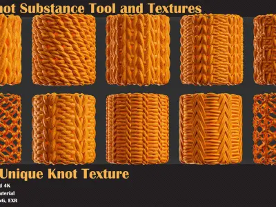 34 Tileable Knot Pattern - VOL 10   Texture