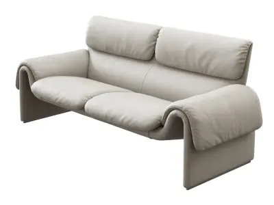 DS 2011 02 2 Seater Sofa 3D model
