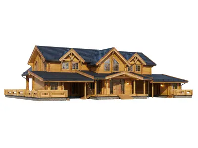 Modern house V103 3D model