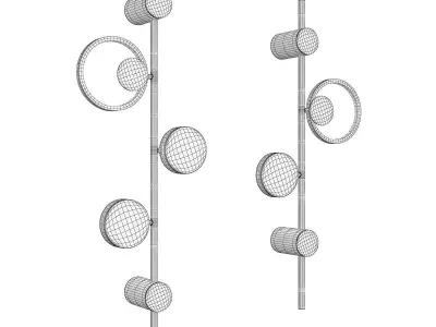 LIDVOR SCONCE Low-poly 3D model