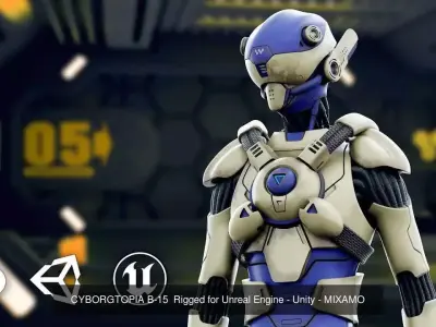 CYBORGTOPIA  HUMANOIDS COLLECTION 02 3D Model Pack