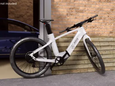  Mercedes AMG Electric Commuter Bicycle Rigged for Maya 