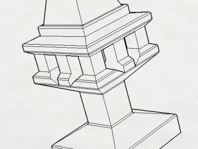 Pocket Lantern Template Collection 3D print model