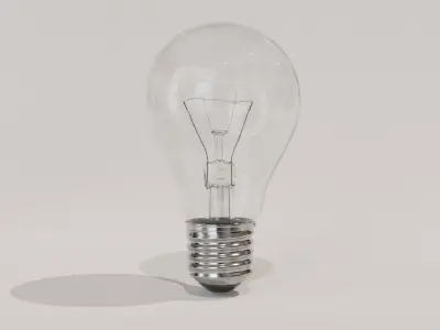 Light bulb 3D model