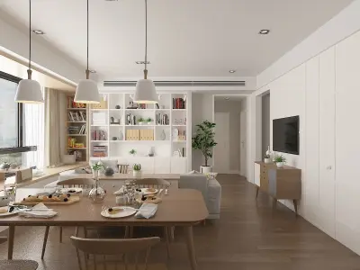 Modern apartment 02 3D model