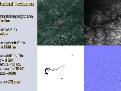 Benxi China City Landscape 3D Model 3D model