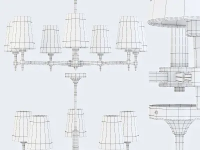 Maytoni Zaragoza - Chandelier 3D model