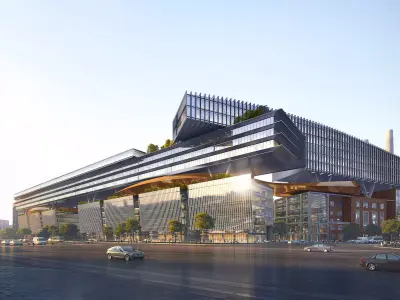 Industrial Redevelopment Mixed-Use Campus 3D model