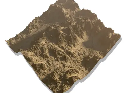 Mountains  big n1 3D model