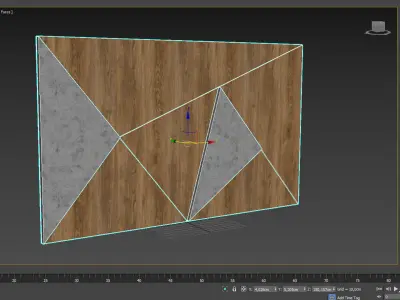 Concrete Wood Panel 3 3D model