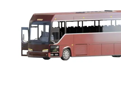 American design bus 3D model