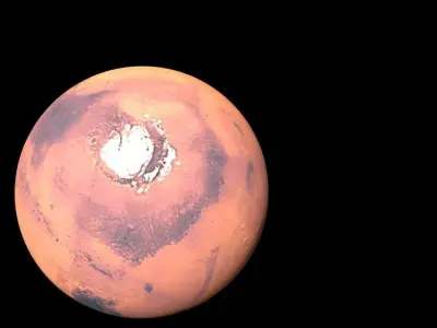Mars 3D Model from nasa 3D model