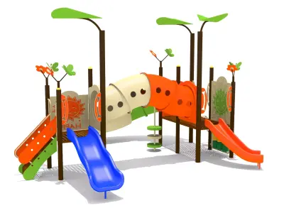 Kids Playground Low-poly 3D model