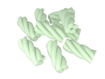 Marshmallows V2 006 Low-poly 3D model