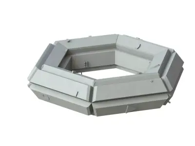 Sci Fi Object No 4272 Low Poly Low-poly 3D model