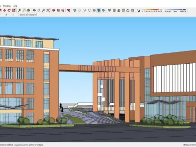 Sketchup School and University 138 3D model