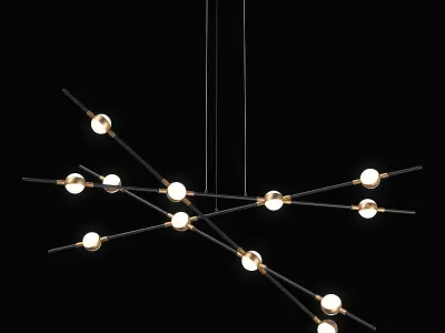 745247 Bergamo Lightstar Pendant chandelier 3D model