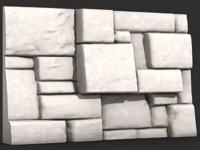 Stone Wall Architectural Detail 3D print model purchase