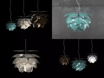 Disco pendant lamp 3D model