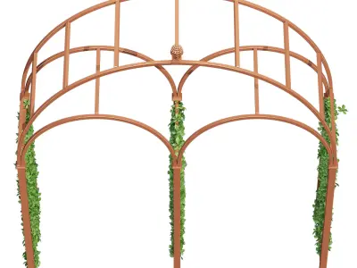 Speke arch with greenery 3D model