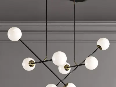 MERIDIAN merridan chandelier 3D model