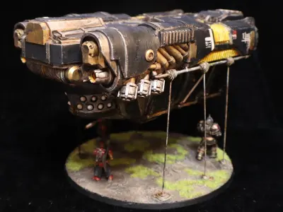 Obsidian Guard - Wraith Dropship 3D print model