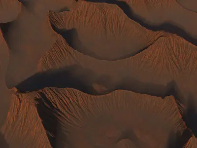 Surface of planet 1  3D model