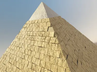 LowPoly Giza Pyramid Free low-poly 3D model