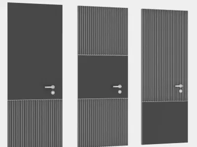 Door set 21 3D model