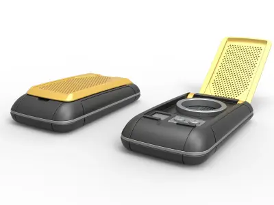 Communicator from Star Trek Strange New Worlds TV series 3D print model