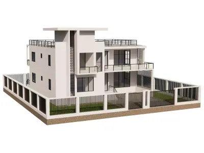 Modern House 7 3D model