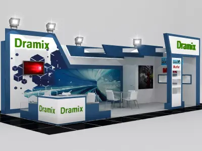 Beka Size 9 m x 4 m  Height 400 cm 3D model