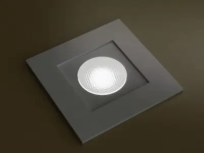 Halogen Lamp 06 Photoreal 3D model