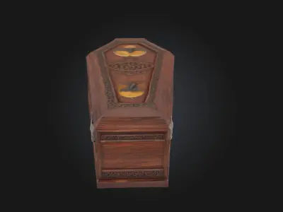 Vampires Rest  Eternal Slumber in Gothic Stone 3D model