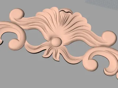 3D carved model furniture 3D design used for artcam aspire E766 3D model