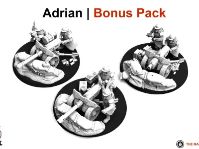 Valour Korps - Heavy Weapon Teams Set 1 3D print model