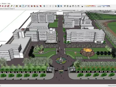 Sketchup School and University 130 3D model