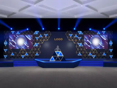 Stage Design 3D model