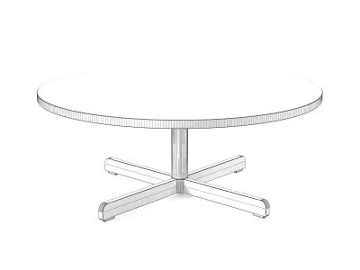 DS 888 61  62 and 63 Collina Side Tables 3D model