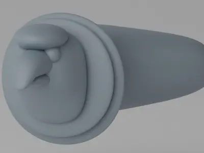 Chrysler Building Gargoyle New York City 3D model