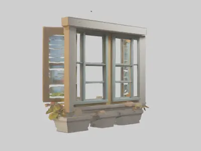 Cartoon Window model 3D model