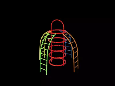 Playground Monkey Bar 3D model
