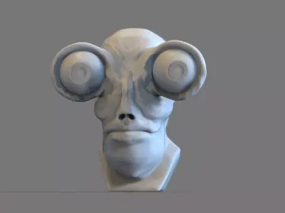 Alien TR Bust 3D print model