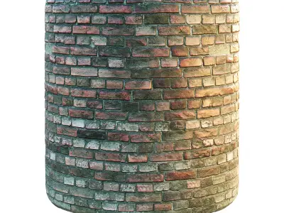 Brick Wall PBR Material Texture