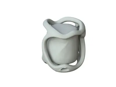 SciFi Shape Object Low Poly 120 Low-poly 3D model