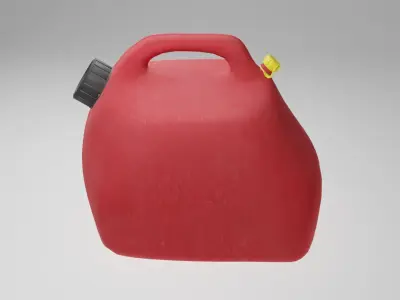 Gas Can Low-poly 3D model
