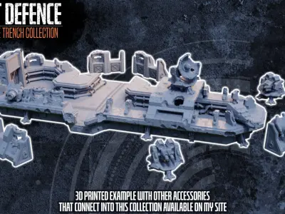 3D Printable Barrier and Shield 3D print model