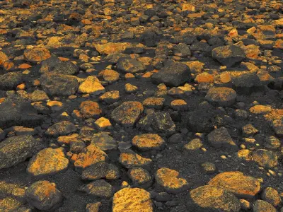 Stone Desert Pack 4 Low-poly 3D model